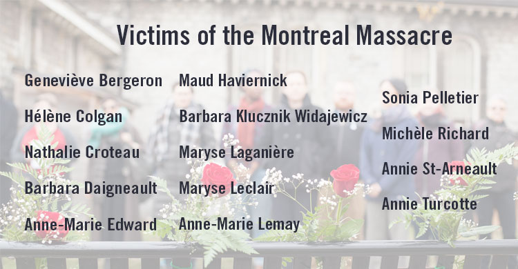 Victims of the Montreal Massacre