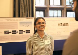 UT-IMDI students and industry partners celebrate the completion of 38 projects motivated by industry challenges at a special dinner reception. (Credit: Liz Do)