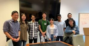 Dean Yip with the Dean's Pivot Undergraduate Summer Research Fellowship Recipients